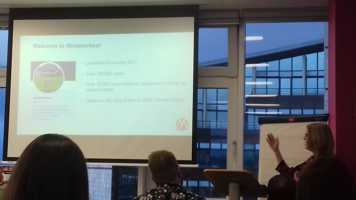 2050ClimateGrp's tweet photo. A lovely shout out for us
@2050ClimateGrp and @Naomiarnold21 from @JulieKHutchison @trusteehour at the @ACOSVO session this afternoon about The Importance of Young Trusteeship
#YOYP2018 #TrusteesWeek #TruthAboutYouth https://t.co/2bFNIVyC35