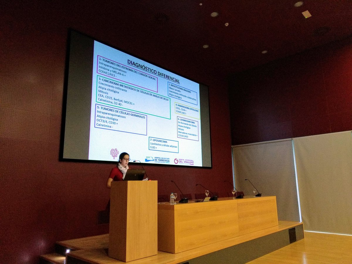 AnitaBuendia's tweet photo. I CURSO DE ACTUALIZACIÓN MULTIDISCIPLINAR EN UROPATOLOGÍA. Hospitales Universitarios del Vinalopó y Torrevieja. Tumor adenomatoide paratesticular. Dra. Soto García. @sortizreina @ReyPathology @apmur1 @SEAP_IAP https://t.co/pq8VJ00Ya1