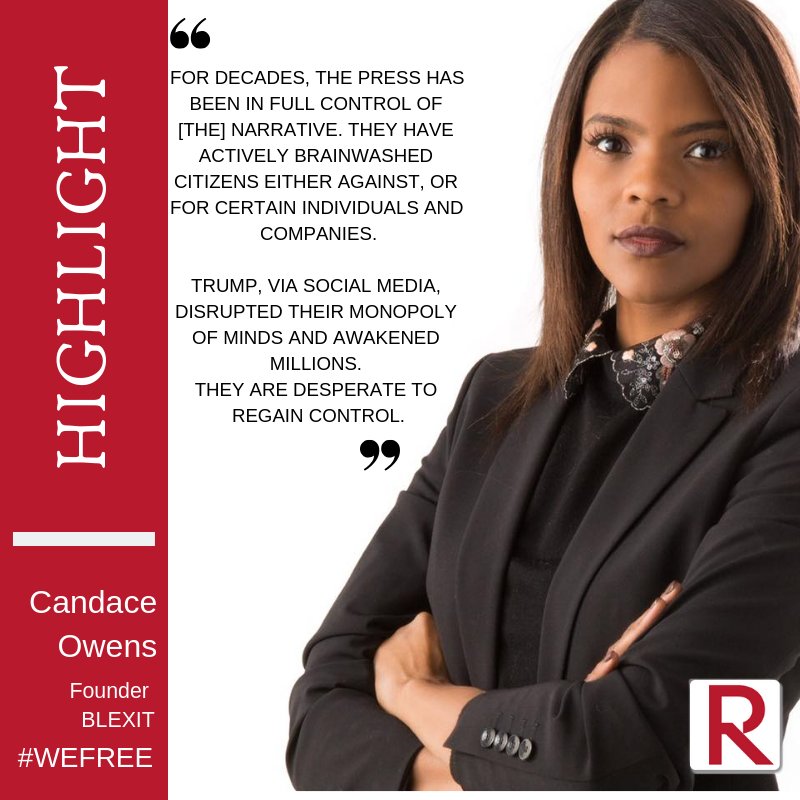 wearerighter's tweet photo. We Respect @RealCandaceO - Founder of #BLEXIT #wearerighter #righterrespects #respect #goals #america #beauty #elegance #conservatisim #kag #maga #womenfortrump #military #conservativewomen #masculine #feminine https://t.co/FKyoTpEgm2