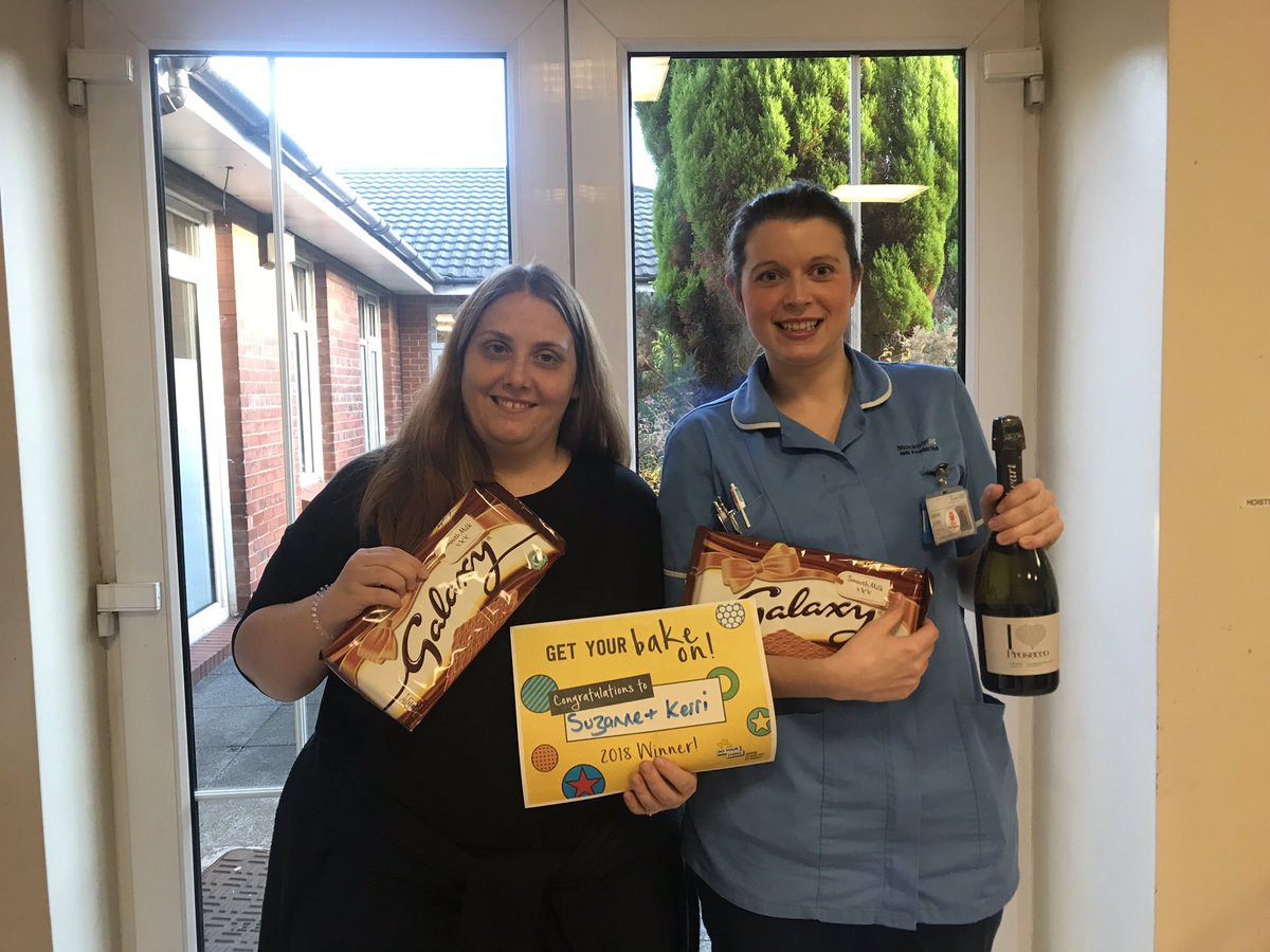 And the winner was...Kerri Lush and Suzanne Steinberg. Tied for first, shows just how tasty the cakes were as the voting was hard. Well done to all whom entered the A1 Bake off!! <a href="/StockportNHS/">Stockport NHS FT</a> <a href="/BBCCiN/">BBC Children in Need</a>