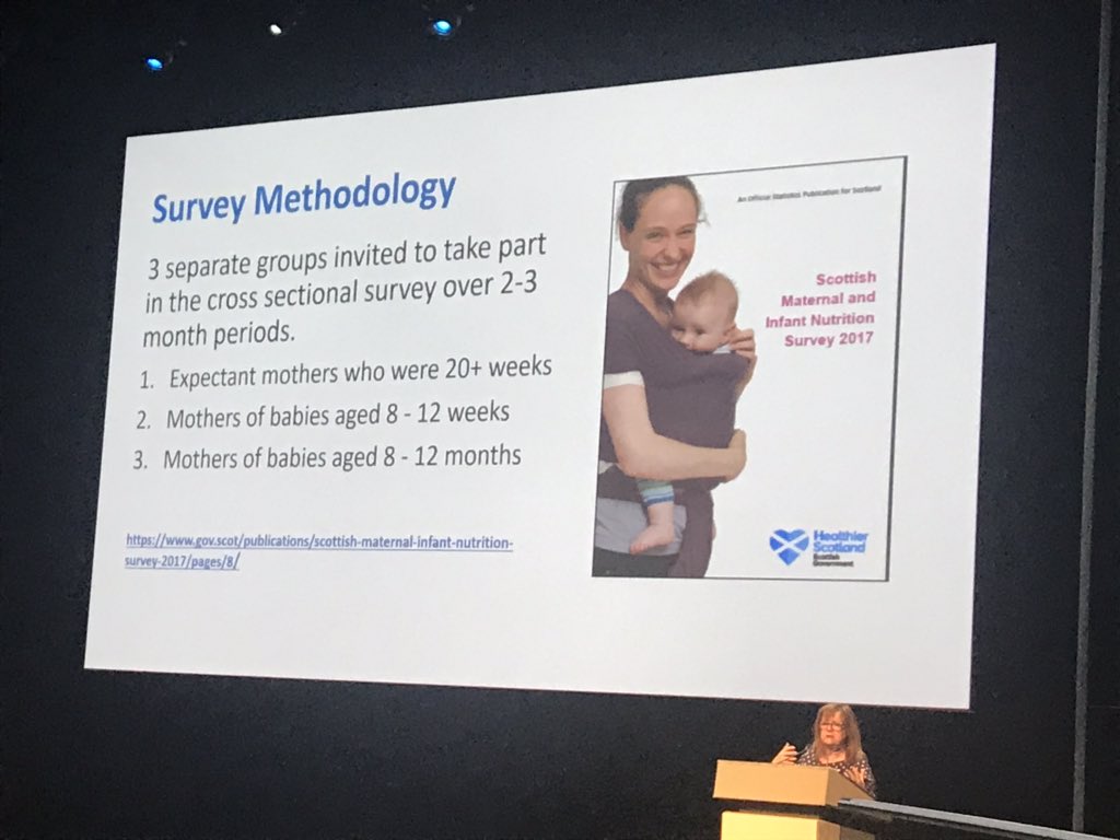 AlisonBaum's tweet image. #bfcon #LindaWolfson #HealthScotland @NHS_HS shares limitations (not representative of pregnant population - as respondents were ⬆️ older)   of &amp;amp; impt insights from the Scottish Maternal &amp;amp; Infant Nutrition Survey gov.scot/publications/s…