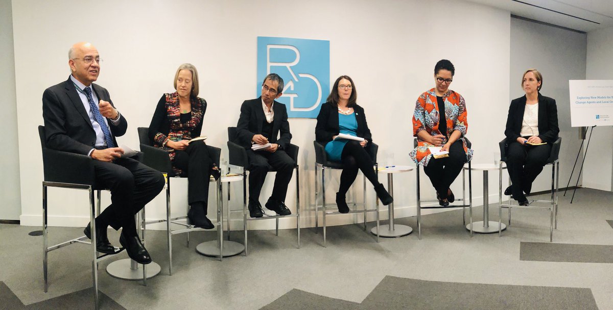 heatherannluca's tweet photo. Now we’re hearing from int’l orgs and funders ... How are @USAIDGH, @MerckforMothers, @results4dev, @3ieNews and @TeachForAll responding to the needs of local change agents and local/regional institutions? #R4Dat10 https://t.co/p3sHmEYxRq