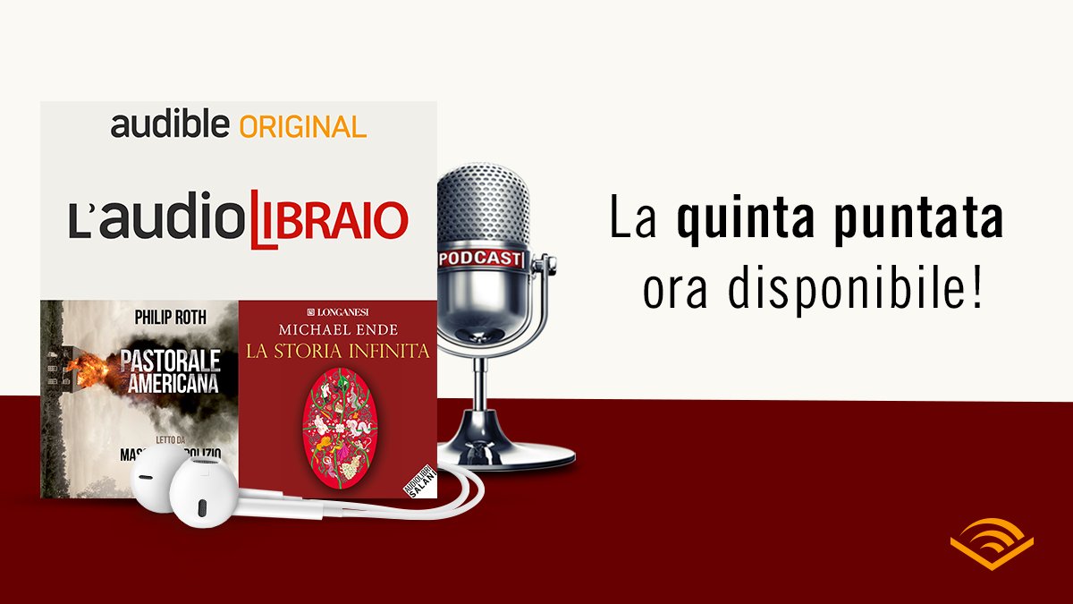 Audible.it (@audibleit) on Twitter photo Un romanzo fantastico, classico della letteratura dei ragazzi, e un premio Pulizer della narrativa, arrivano su Audible. Ascolta la quinta puntata dell’Audiolibraio con “La storia fantastica” e “Pastorale americana”, da oggi su Audible! adbl.co/Audiolibraio <a href="/illibraio/">Il Libraio</a> Un romanzo fantastico, classico della letteratura dei ragazzi, e un premio Pulizer della narrativa, arrivano su Audible. Ascolta la quinta puntata dell’Audiolibraio con “La storia fantastica” e “Pastorale americana”, da oggi su Audible! adbl.co/Audiolibraio <a href="/illibraio/">Il Libraio</a>
