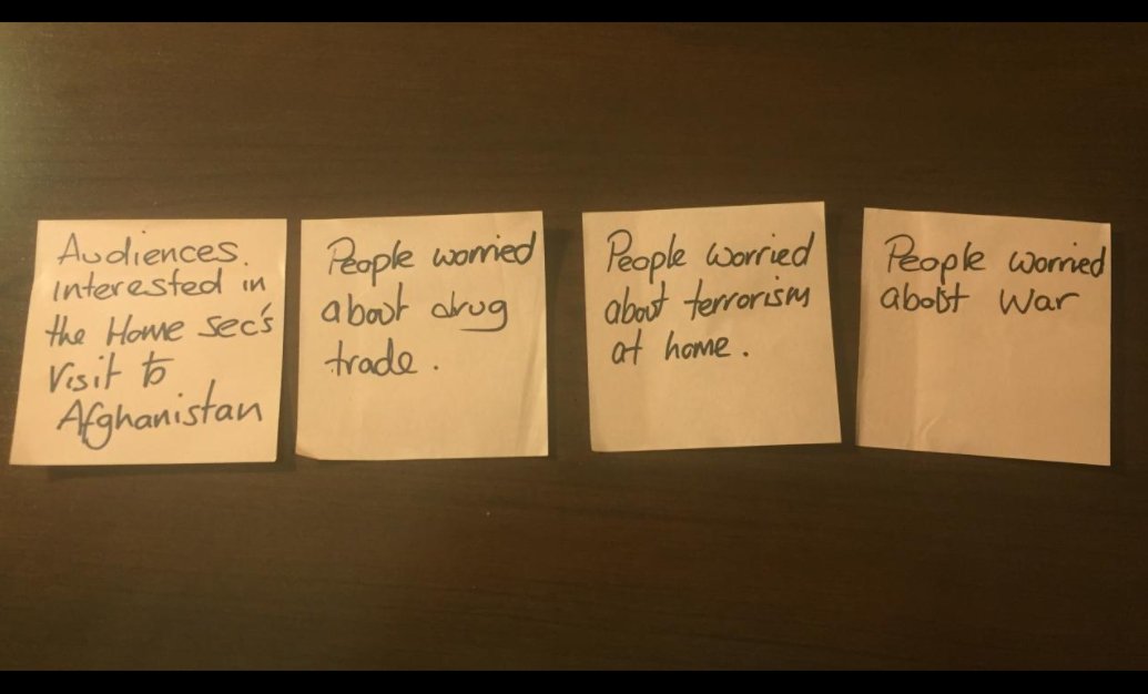 kate_busby's tweet photo. "Start all #ContentMarketing by knowing WHO you're speaking to. And if you believe your audience is "everyone," you don't know your audience." Even if you get a few prospects to write a few pain points on post-its 😆👇#ContentDesignClass https://t.co/Z0zvpOzzrk