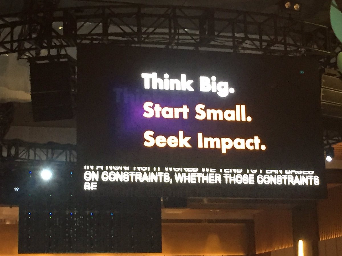 Lean start up for nonprofits. Start with the problem at scale. #upswell2018
