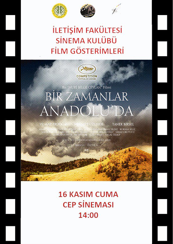 Nuri Bilge Ceylan bu filminde taşranın sıkıntılı dünyasını bir cinayet hikayesinin gerilimi ile bizlere anlatıyor.. Bekliyoruz 🎬