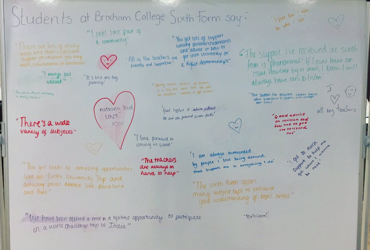 Just over an hour to go! Year 11s from Brixham and across Torbay, come and check out Brixham College Sixth Form at our Open Evening from 6-8pm tonight!
