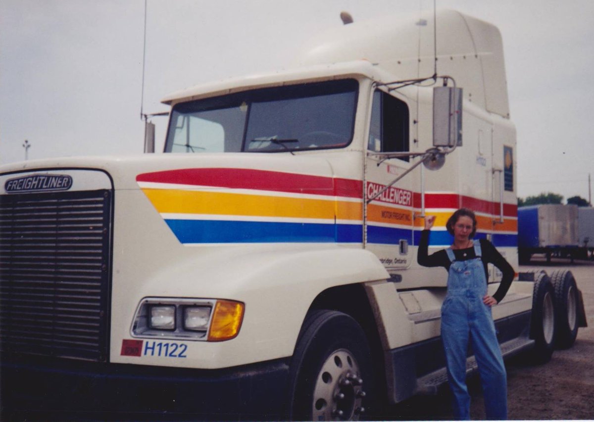 HFourLogistics's tweet photo. #tbt Where my career in #trucking first started: circa 1995.
 Never in a million years did I think 23 years later I would still be working  in #transportation.... who else out there got their start @ChallengerMF #logistics #Shipping https://t.co/EceZVLrA49