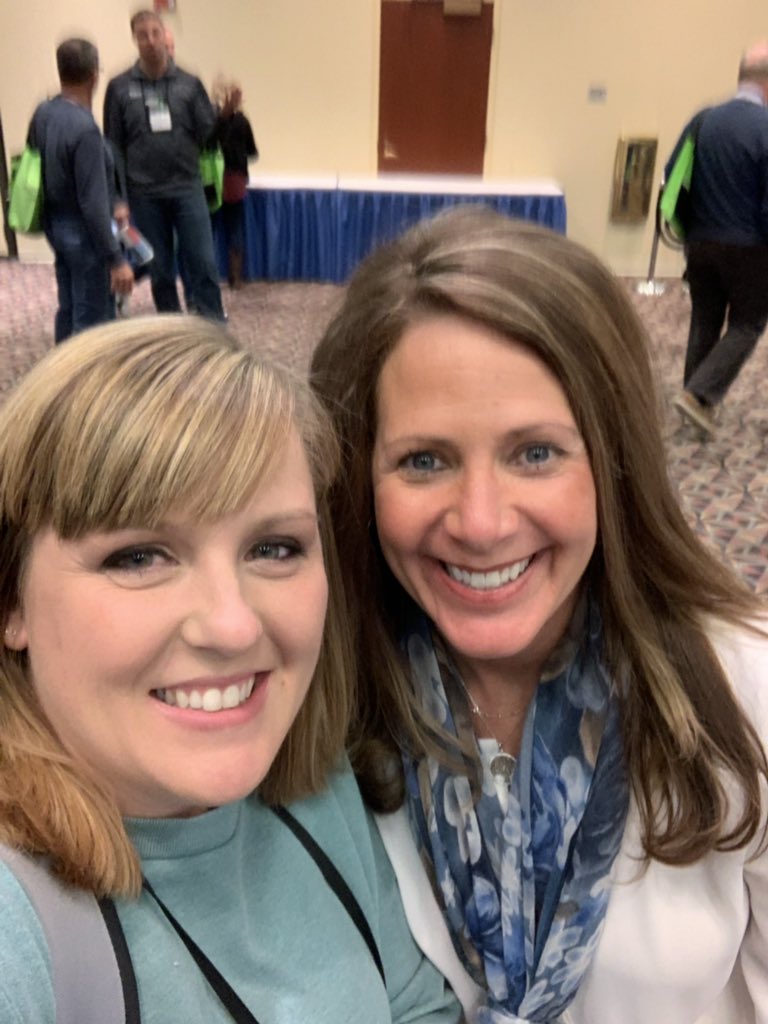 sharrison15's tweet photo. It’s a small world! So good to see you and talk about ICE! @amber_heffner #ICTE2018 https://t.co/vlu7RO50h1