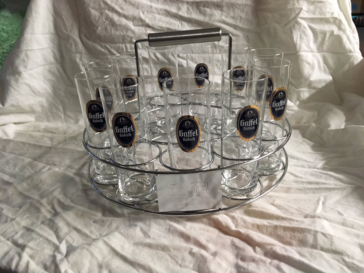 germanbeerglass's tweet photo. advertising 

#Gaffel #Kolsch #Tray "#Kranz" with 11 #BeerGlasses 0.2L NEW

ebay:
https://t.co/hINfQ42Rh0

#German #Beer #Koelsch #Cologne #RhineRiver #GermanBeer #Beerglass #KolschTray #Tray #Kranz #BeerKranz #BeerTray #Germansouvenirs #ChristmasGift #NewYork #LosAngeles #Boston https://t.co/UE9PfzXoyg