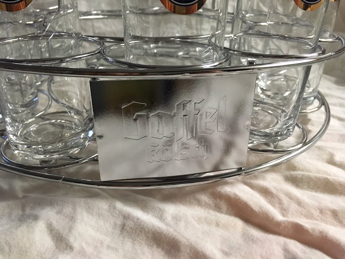 germanbeerglass's tweet photo. advertising 

#Gaffel #Kolsch #Tray "#Kranz" with 11 #BeerGlasses 0.2L NEW

ebay:
https://t.co/hINfQ42Rh0

#German #Beer #Koelsch #Cologne #RhineRiver #GermanBeer #Beerglass #KolschTray #Tray #Kranz #BeerKranz #BeerTray #Germansouvenirs #ChristmasGift #NewYork #LosAngeles #Boston https://t.co/UE9PfzXoyg