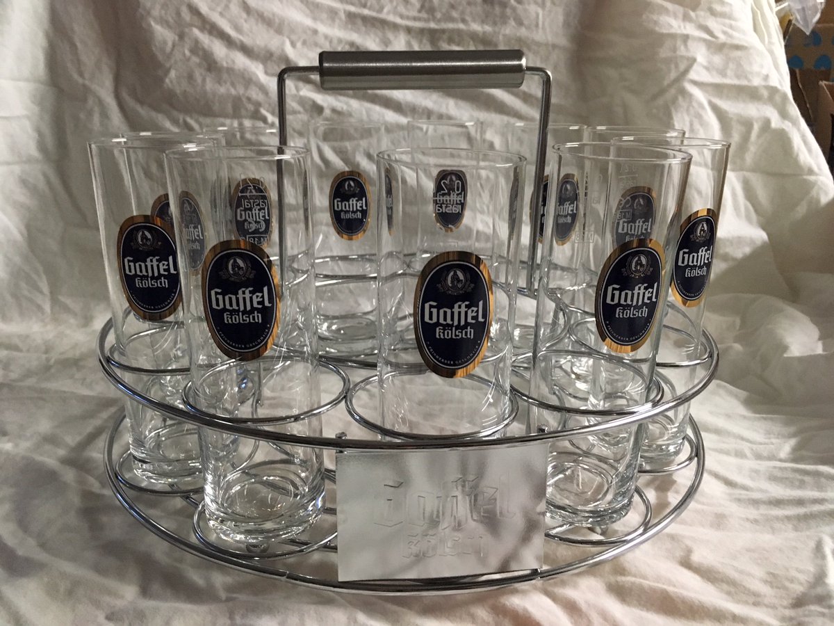 germanbeerglass's tweet photo. advertising 

#Gaffel #Kolsch #Tray "#Kranz" with 11 #BeerGlasses 0.2L NEW

ebay:
https://t.co/hINfQ42Rh0

#German #Beer #Koelsch #Cologne #RhineRiver #GermanBeer #Beerglass #KolschTray #Tray #Kranz #BeerKranz #BeerTray #Germansouvenirs #ChristmasGift #NewYork #LosAngeles #Boston https://t.co/UE9PfzXoyg