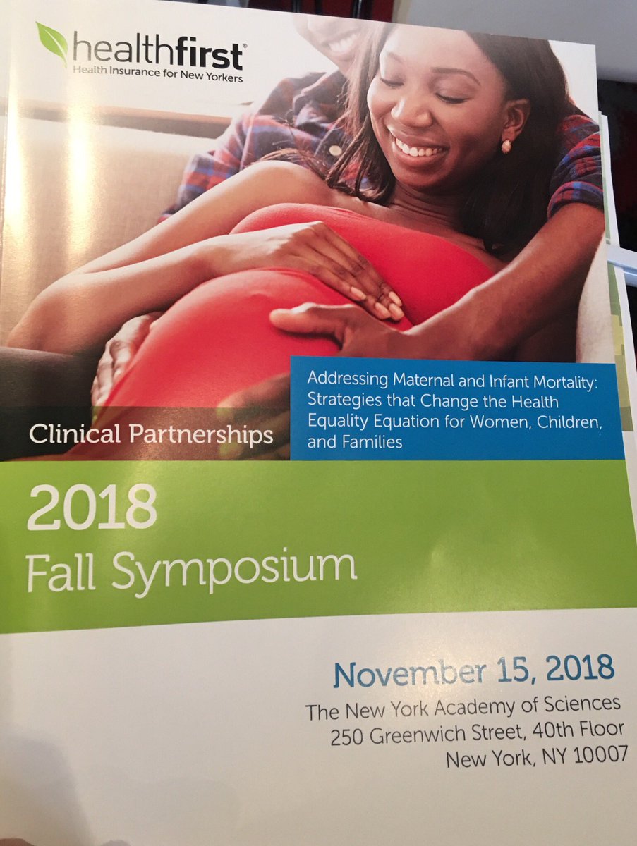 tkatrinak's tweet photo. Today I’m grateful to learn from many experts at @HealthfirstNY’s symposium on addressing #maternalmortality and #infantmortality.  Lots of strategies for #healthequity! https://t.co/N8GQyhjXWc