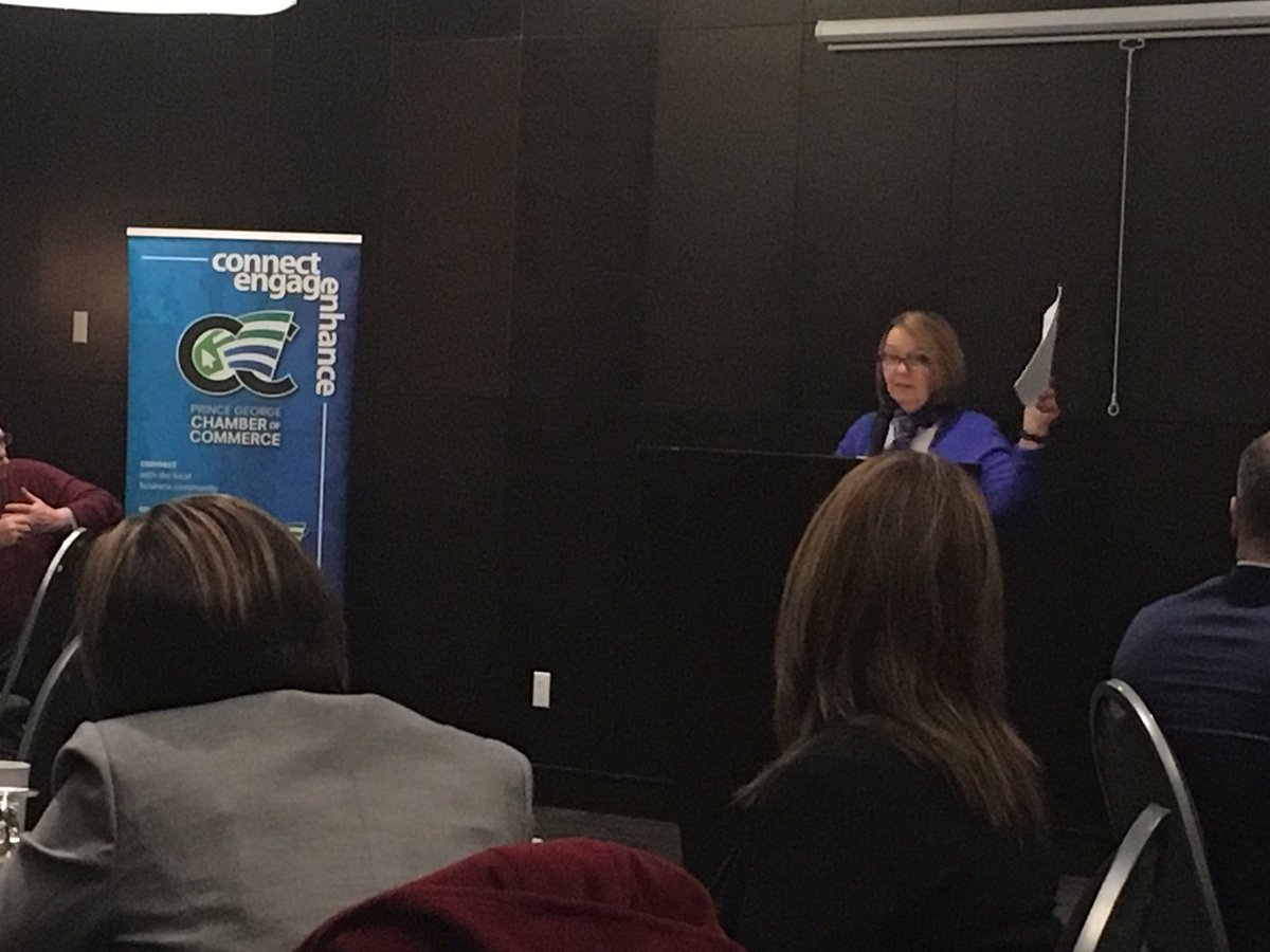 ChristieRay7's tweet photo. PG Chamber breakfasts never fail to deliver...@shirleybond is a passionate leader and gem of Northern BC! https://t.co/UlhMn5ykWJ