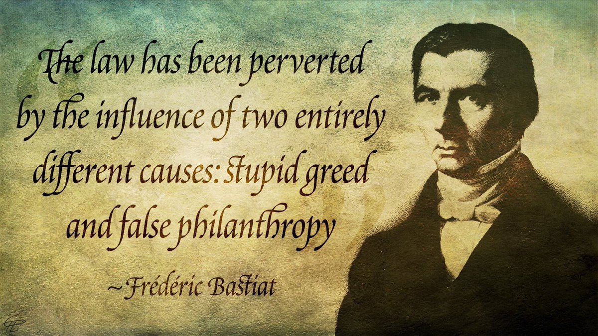 beinlibertarian's tweet photo. Bastiat for the win. https://t.co/rmHYS9gQkj