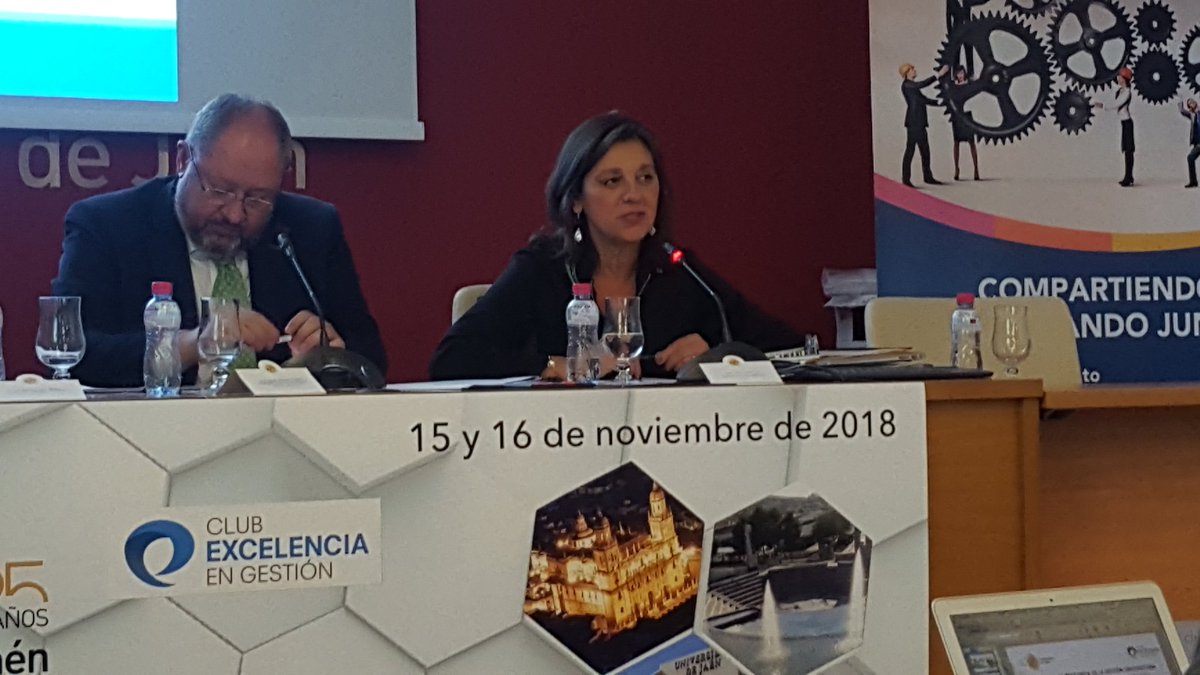 merhg's tweet photo. Llevamos años hablando de la profesionalización de la gestión de las #universidades y sigue siendo uno de los grandes retos según Carmen Elías @unileon @Club_Excelencia #ForosCEG #Excelencia #compartienymejorando https://t.co/C8AIZPwkx4