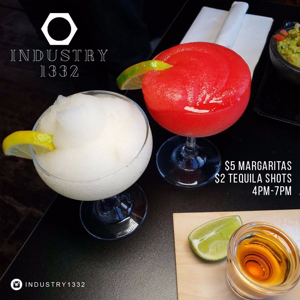 Industry1332's tweet photo. Tequila Thursdays @industry1332 $5 Margaritas $2 Tequila Shots! 4pm-7pm #happyhourtime #letsgethappy #tequilathursdays #thirstythursdays #ladiesnightout #afterworkdrinks #industry1332 #wegotwhatyouneed👌 https://t.co/nIiGaGTw7M