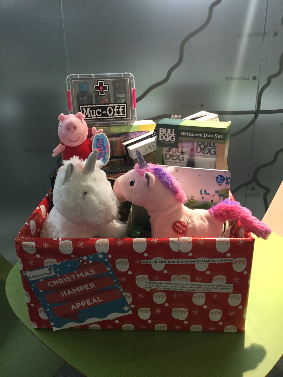Link_Cont's tweet photo. Christmas hamper collection is well underway @ Link HQ for the @StorehouseProj  #festivefundraiser #linkfam #supportlocal https://t.co/jRK73Shd1C