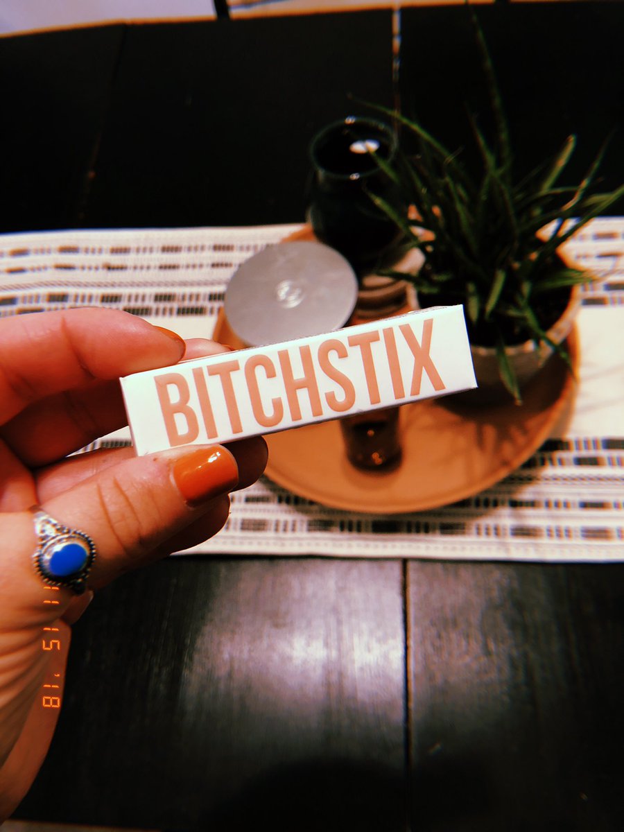 chlsydryn's tweet photo. one of the birthday gifts my gramma gave me #bitchstix https://t.co/tyWzQGTYuQ