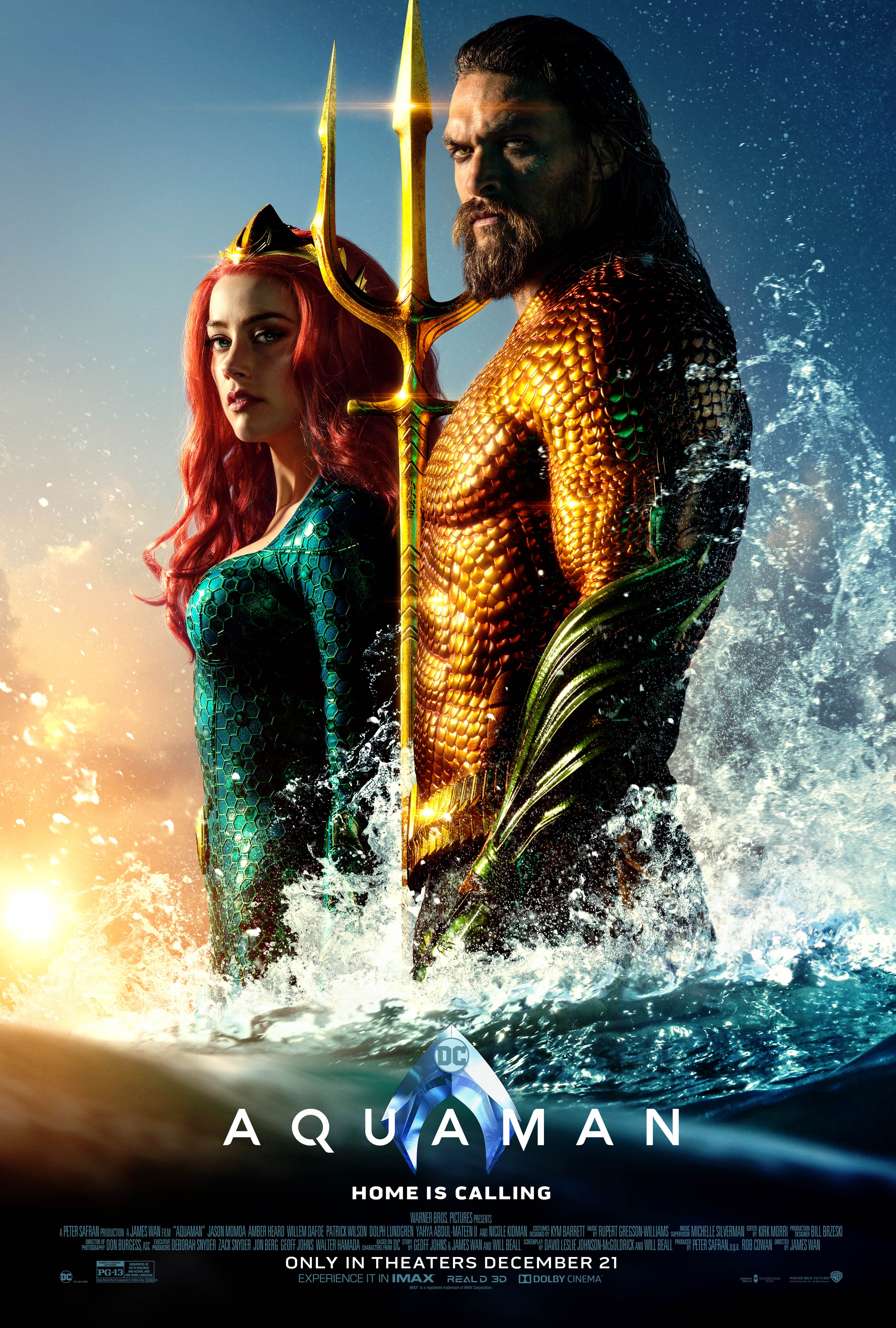 AQUAMAN: Incredible New Poster Puts Arthur Curry And Mera In Their Classic Comic Book ...2764 x 4096