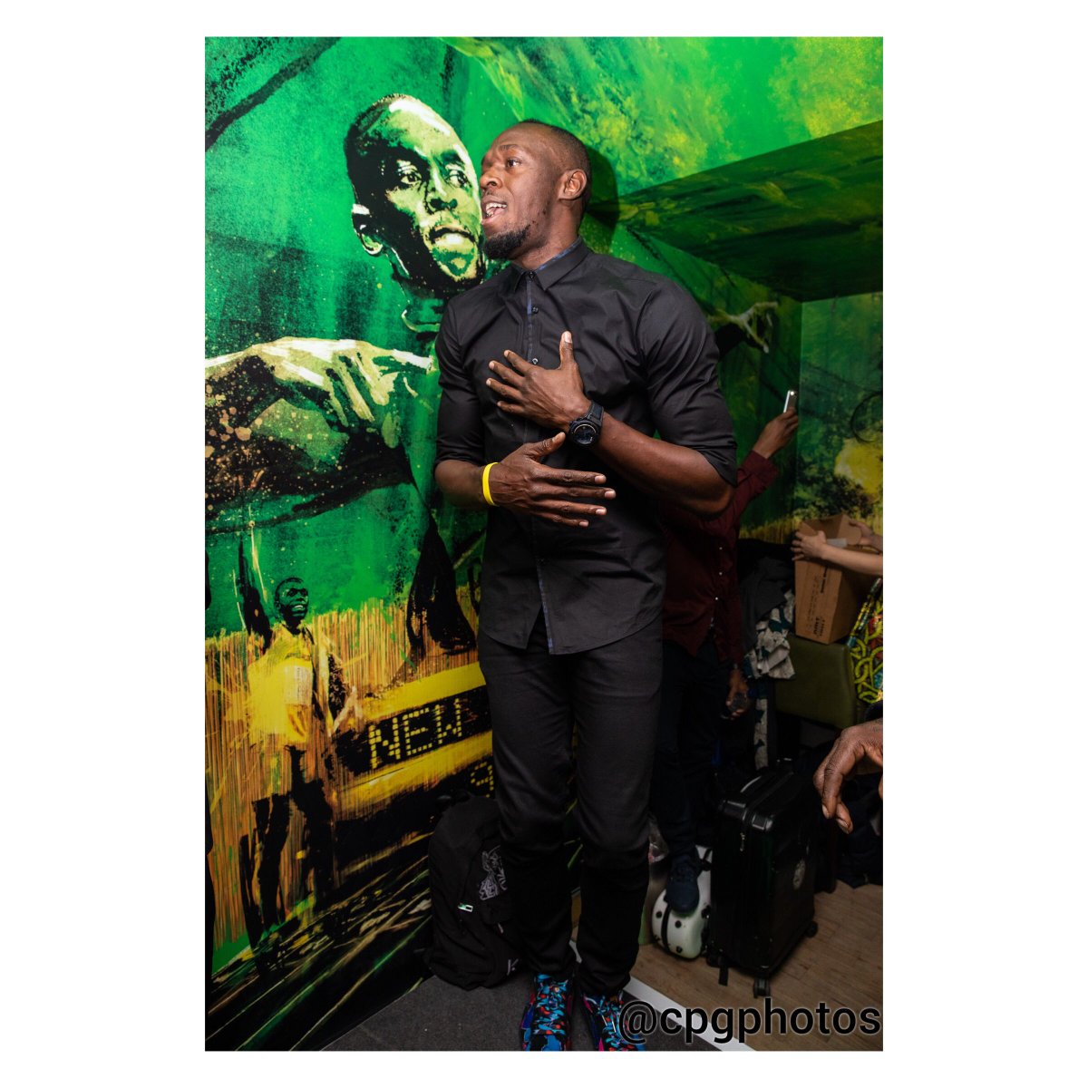 cpgphotos's tweet image. Usain Bolt - World’s fastest photo shoot - A real honour to be asked to photograph Usain Bolt as he launches his London restaurant Tracks and Records. He knows how to launch a restaurant. @usainbolt @TracksRecordsUK #UsainBolt #TracksandRecordsParty #TracksandRecords #London