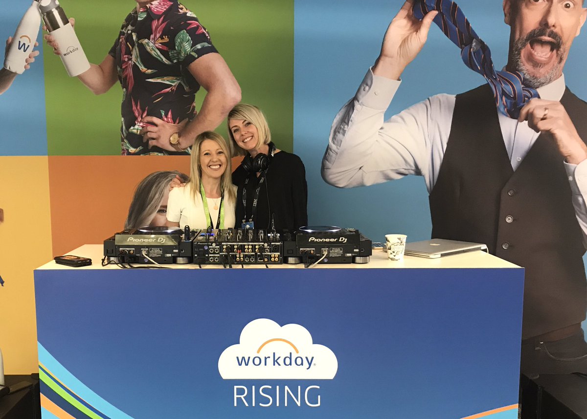 BatesMichell's tweet image. Massive thanks to @spinsisters_djs for an epic 3 day DJ set. You were amazing! 😁 #wdayrising