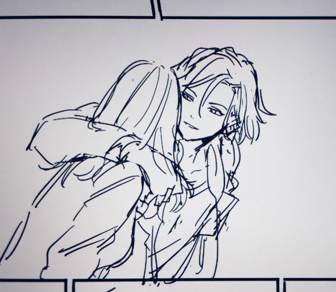 自分で描いといて、なんやこのモブ女はなれろやって思う万里くん過激派? 