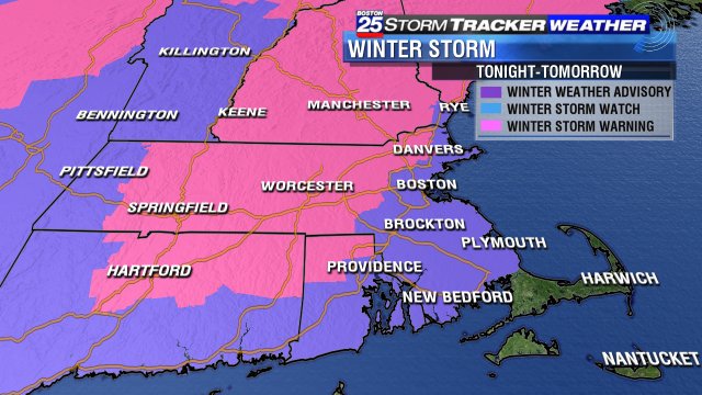 boston25's tweet photo. Ahead of our 1st winter storm of the season, a WINTER STORM WARNING is now active for Worcester County and parts of Essex &amp; Middlesex counties, as well as most of New Hampshire. https://t.co/qajI3he8AC | https://t.co/XEnJUWjGYD | https://t.co/aJE2Db6DZM | https://t.co/qKI8P84ZcA https://t.co/drH174xTbJ