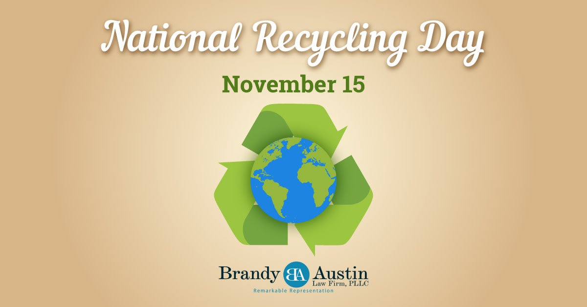 BrandyAustinLaw's tweet photo. Good planets are hard to find. Think green and help protect ours by recycling.
#NationalRecyclingDay #BlueTrashcan #SaveTheEarth #BALF #November15 #RethinkReduceRecycle #ReduceReuseRecycle #ThinkGreen #MotherNature https://t.co/7V7qJvhu74