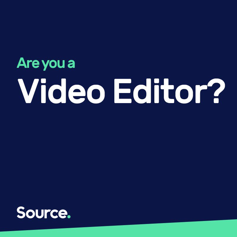 JamesCSource's tweet image. RT from wearesource "Are you a...Broadcast Video Editor?

Experienced offline TV broadcast editor with experience using Avid required for ongoing TV projects for various major television outlets.

#Find out more here: ow.ly/aNrN30mzSr8 

#broadcas… https://t.co/Ecj8pH513h"