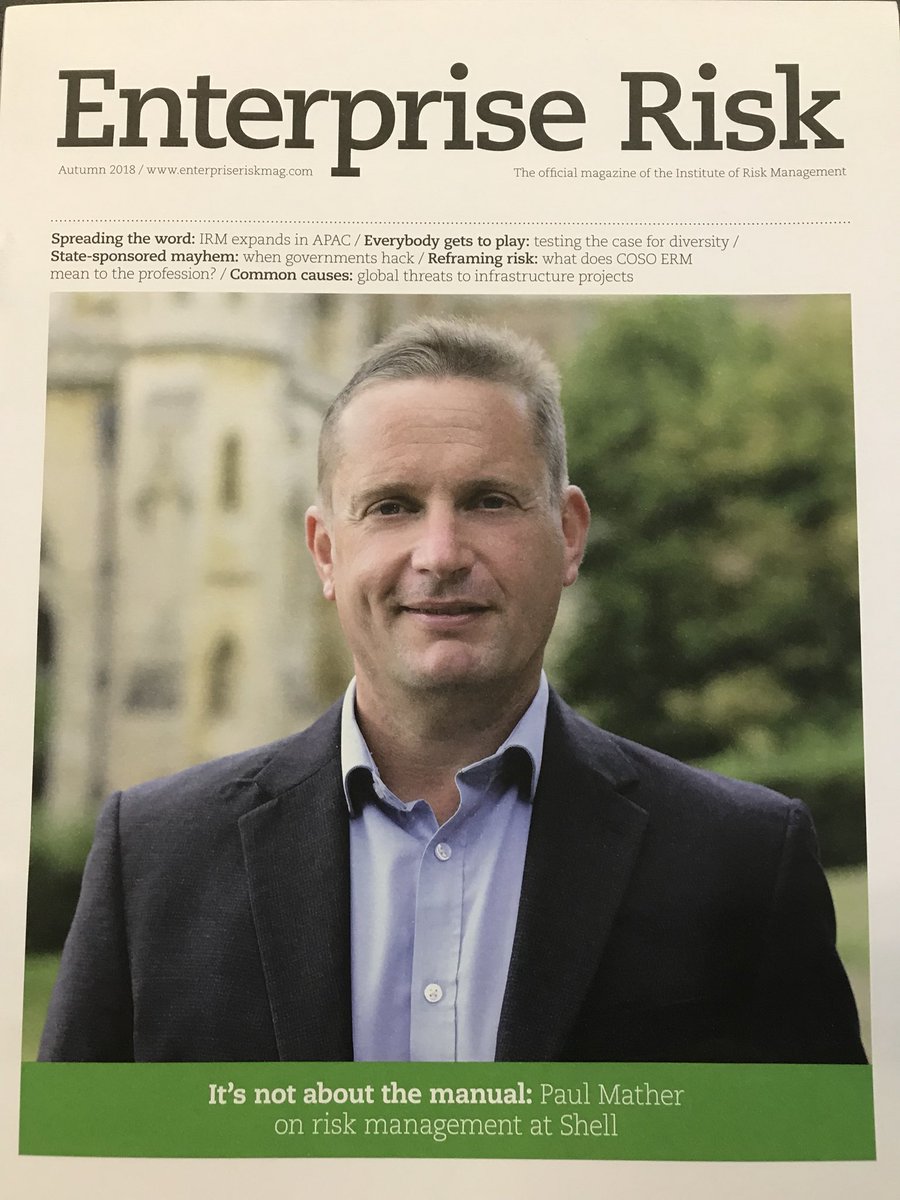 AnnaCTTG's tweet image. December edition will carry #SituationalIntelligence article by @AnnaCTTG and @lslyons on #motivational #risk #riskleaders #BoardofDirectors