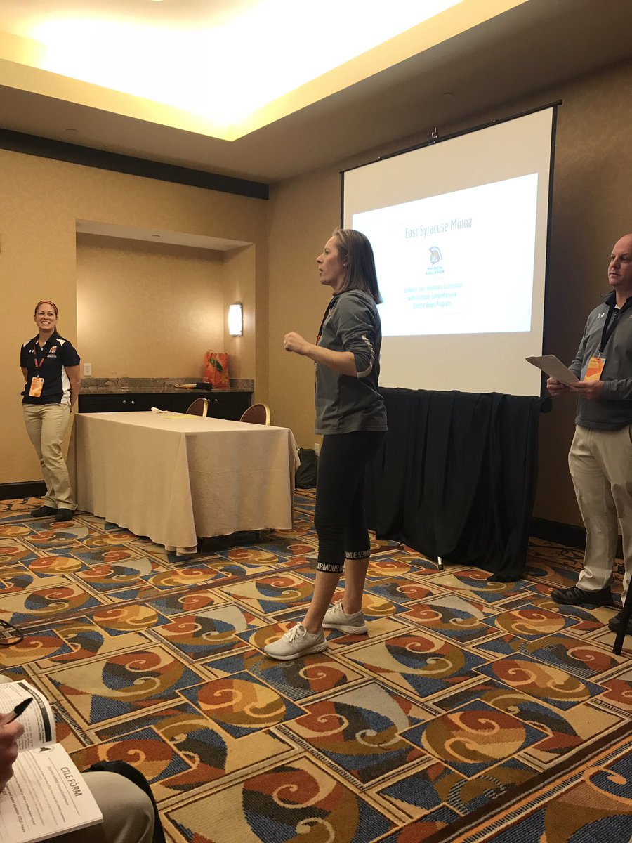 ESMSpartans's tweet photo. .@esmphysed at the State Conference @NYSAHPERD https://t.co/aau4Jkfqh3