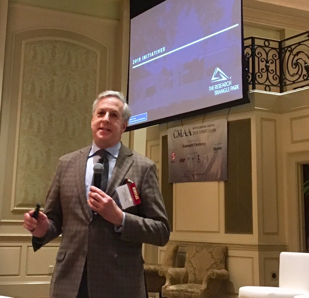 CMAA_NC's tweet photo. Thank You Scott Levitan for being our keynote speaker today! @TheRTP Our Sponsor: @shelco_llc #CMAANCSYM18 https://t.co/OXCfnoGk7I
