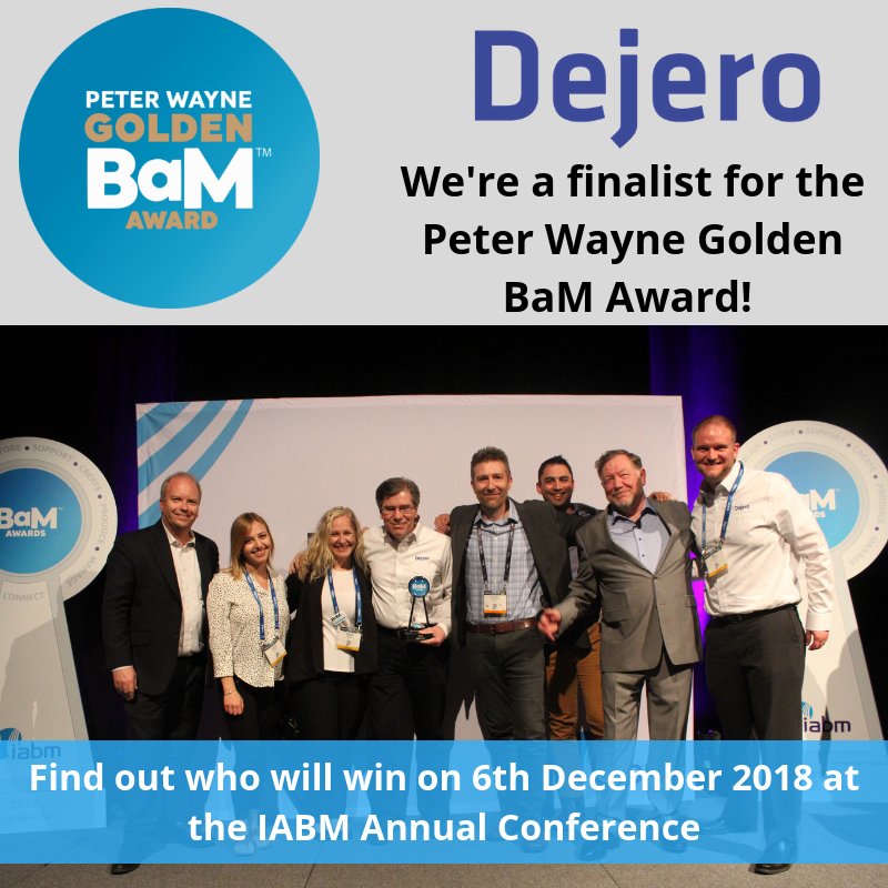DejeroLabs's tweet photo. We are excited to announce we have been selected as a finalist for the Peter Wayne Golden BaM award for our #CellSat solution! https://t.co/9tHySQZ7hH https://t.co/NYRDuLB16z