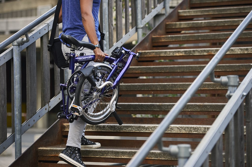 brompton metallic purple