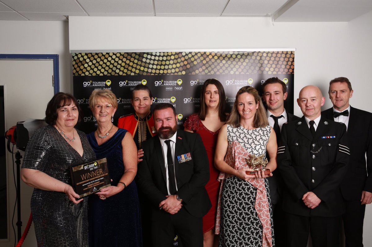 GoNorthWales's tweet photo. Congratulations #GONWTAWARDS18 @nwtbiz @HeartNorthWales Go Magnificent Crowd Puller (over 7.5k) WINNER @eventsconwy sponsored by @celticparks https://t.co/i1dkfWSilb