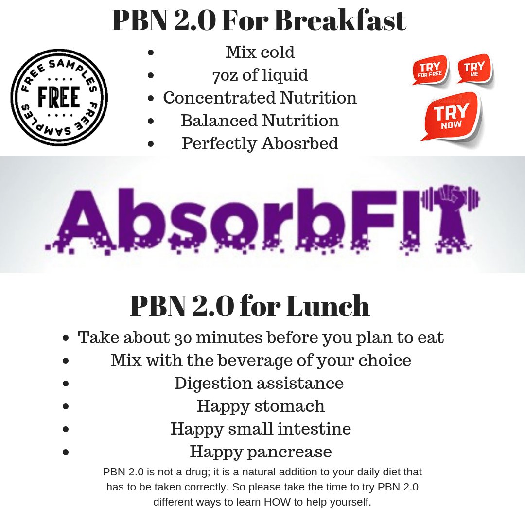 AbsorbFit's tweet photo. There is 'peanut butter jelly time' and we have 'PBN 2.0 for your breakfast time,' https://t.co/w28nGSvleH! Or before lunch. #7ounces #BalancedNutrition #HighestConcentration #Vitamins #AminoAcids #Protein #Digestion #stomach #smallintestine #pancreas #nutrients #naturaladdition https://t.co/rQLWN9nBgp