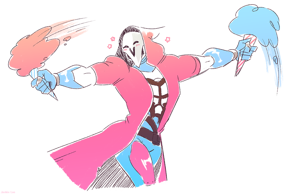 _itsjackielee's tweet photo. finally, the cotton candy reaper we deserve https://t.co/7E7YpcGZ8d