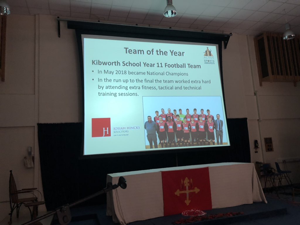 josiahhincks's tweet photo. Congratulations to Team of the Year @KibworthSchool Year 11 Football Team #HDSA18 @SportInHarb well done !! https://t.co/s6Mf7TXVqE