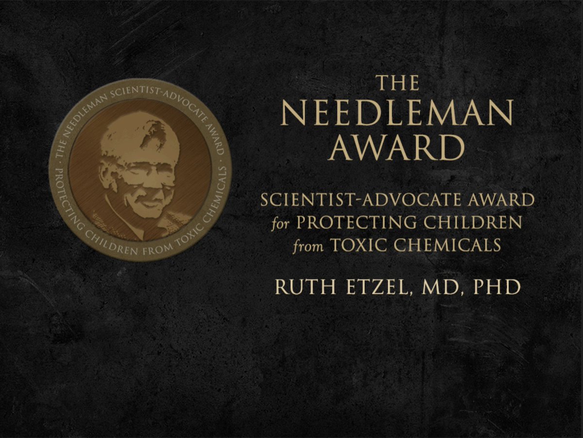 HBBForg's tweet image. Dr. Ruth Etzel was just selected as the first recipient of the inaugural Needleman Scientist-Advocate Award by the International Society for Children&apos;s Health and the Environment. Congratulations Dr. Etzel!