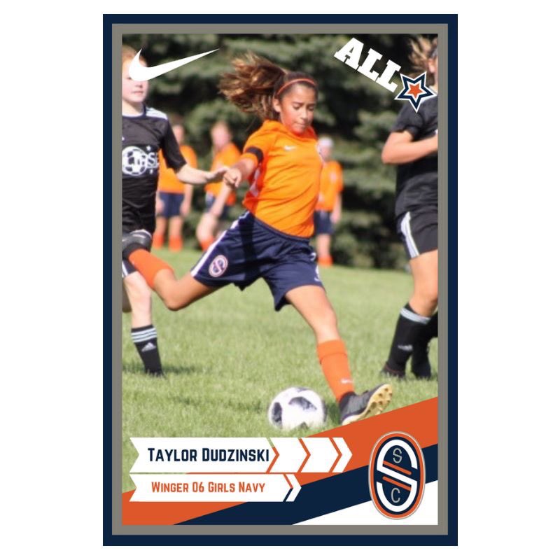 Taylor Dudzinski #SalvoSC #06 #Girls #Navy 
#Winger