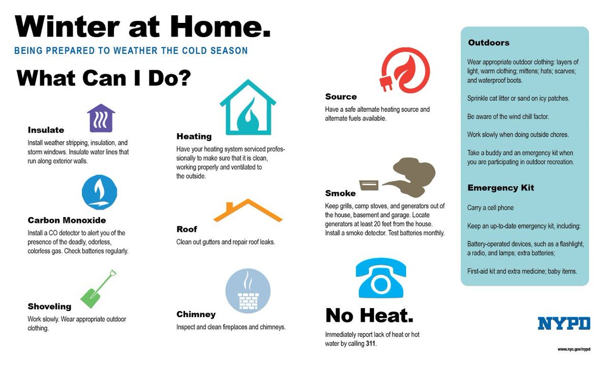 NYPDBklynSouth's tweet image. Please be safe on the roads during tonight’s commute
and follow these tips to stay safe outdoors. #DriveSafe #WinterWeatherTips #FirstSnow