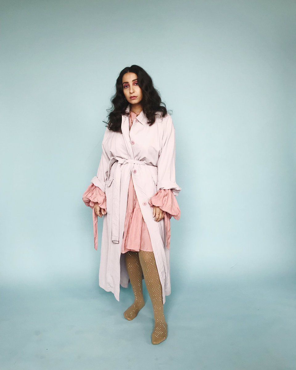 angel @wafiaaa at my studio today ✨