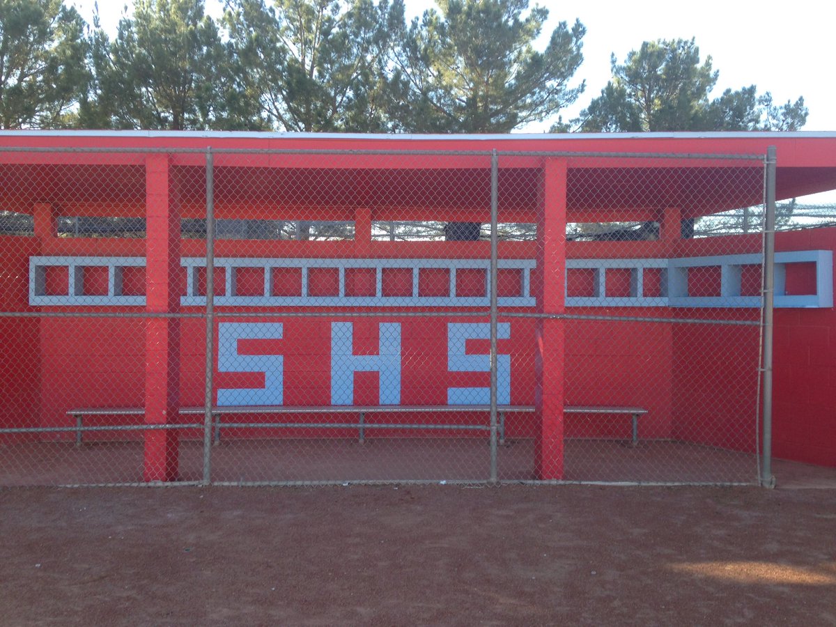 Our new home dugout look is poppin!!!