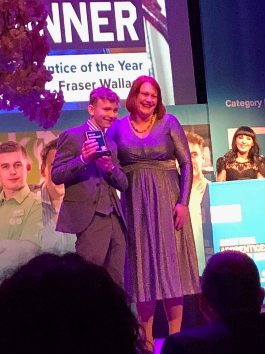 Congratulations Fraser Wallace, Foundation Apprentice of the Year with GE Caledonian Ltd #ScotAppAwards ⁦@skillsdevscot⁩ ⁦@Gina_Wilson_⁩  Proud to have sponsored this important category 🥇👏🌟