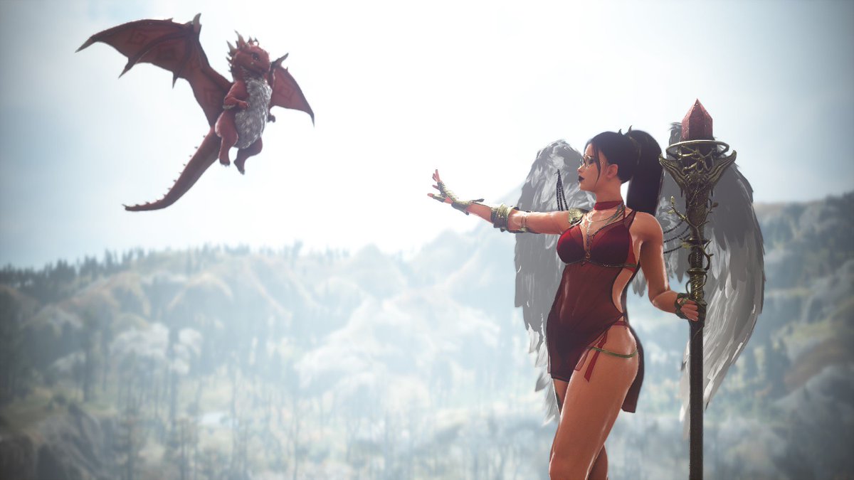 witchTriliyah's tweet photo. Thank you so so sooo much Garmoth! I now have a new little companion to explore Drieghan, meet Tooothless.💗
#BDO #BlackDesertOnline #BDORemastered #BDOScreeshot #BDOPhotos #MMO #MMORPG #Drieghan #dragon #cute @BDO_News EU Triliyah https://t.co/75AQm5R75b