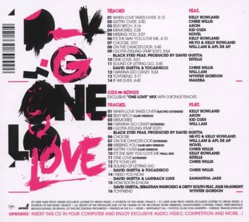 17. One More Love - David Guetta