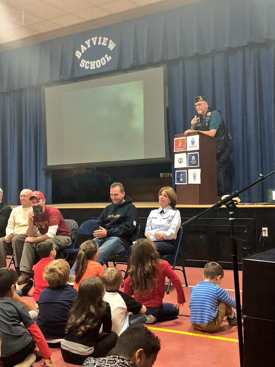 Wonderful Veteran’s Day Assembly! 🇺🇸<a href="/BayviewParents/">Bayview Parents</a> <a href="/BayviewESchool/">Bayview Elementary</a> <a href="/MTPSpride/">Middletown Township Public Schools</a>