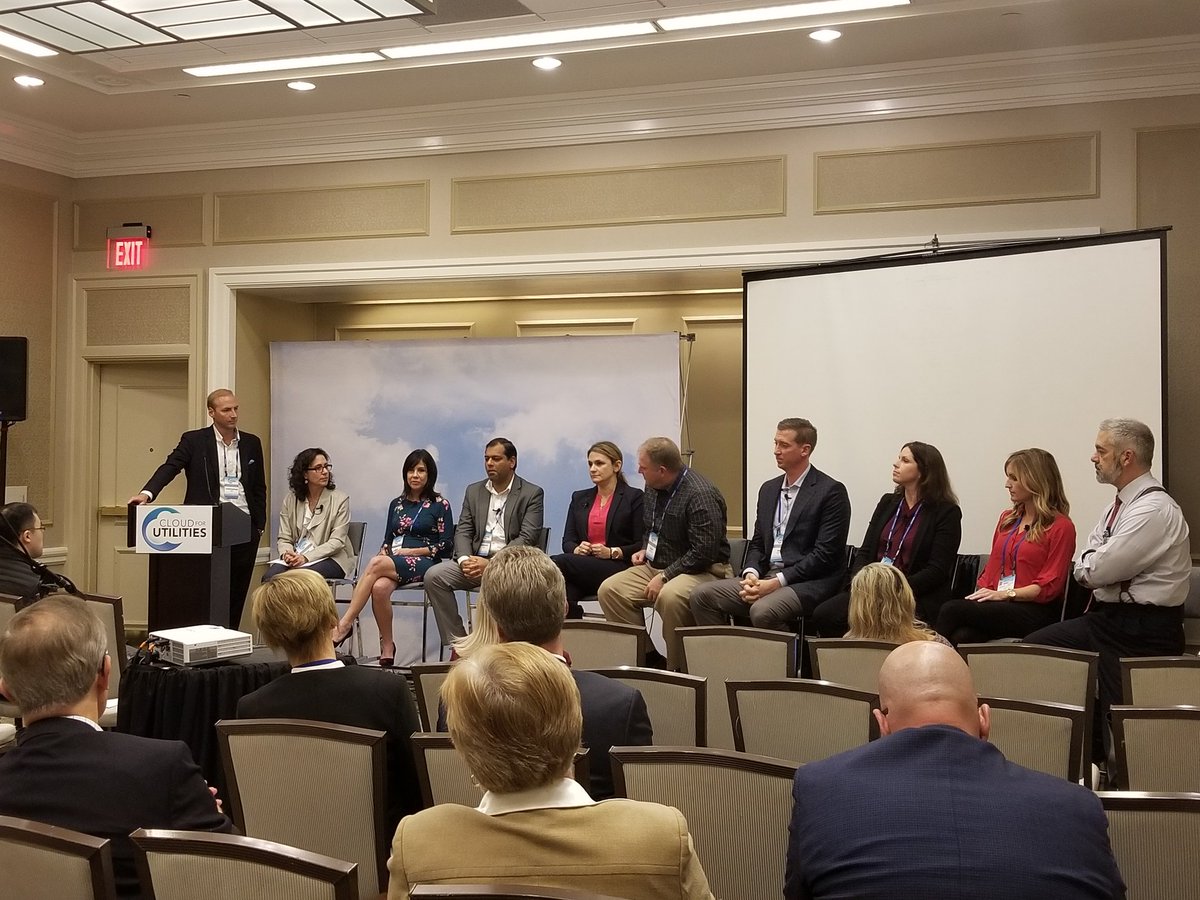 @jrampello kicking off the Cloud Insights panel discussion <a href="/cloud4utilities/">Cloud for Utilities</a> conference! #C4U2018 #MaximoAsAService #IBM