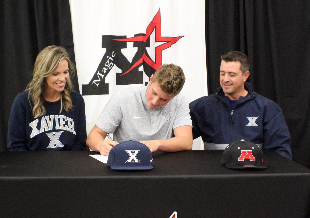 EthanBosacker's tweet photo. Excited to be a Musketeer and work with such a talented group of players and coaches. Couldn’t have done it without the support of many!  @GRBRays @MINNESOTAMASH @baseballmonti @Monti_Football @TopTrainingLLC https://t.co/bG2goQSrGn